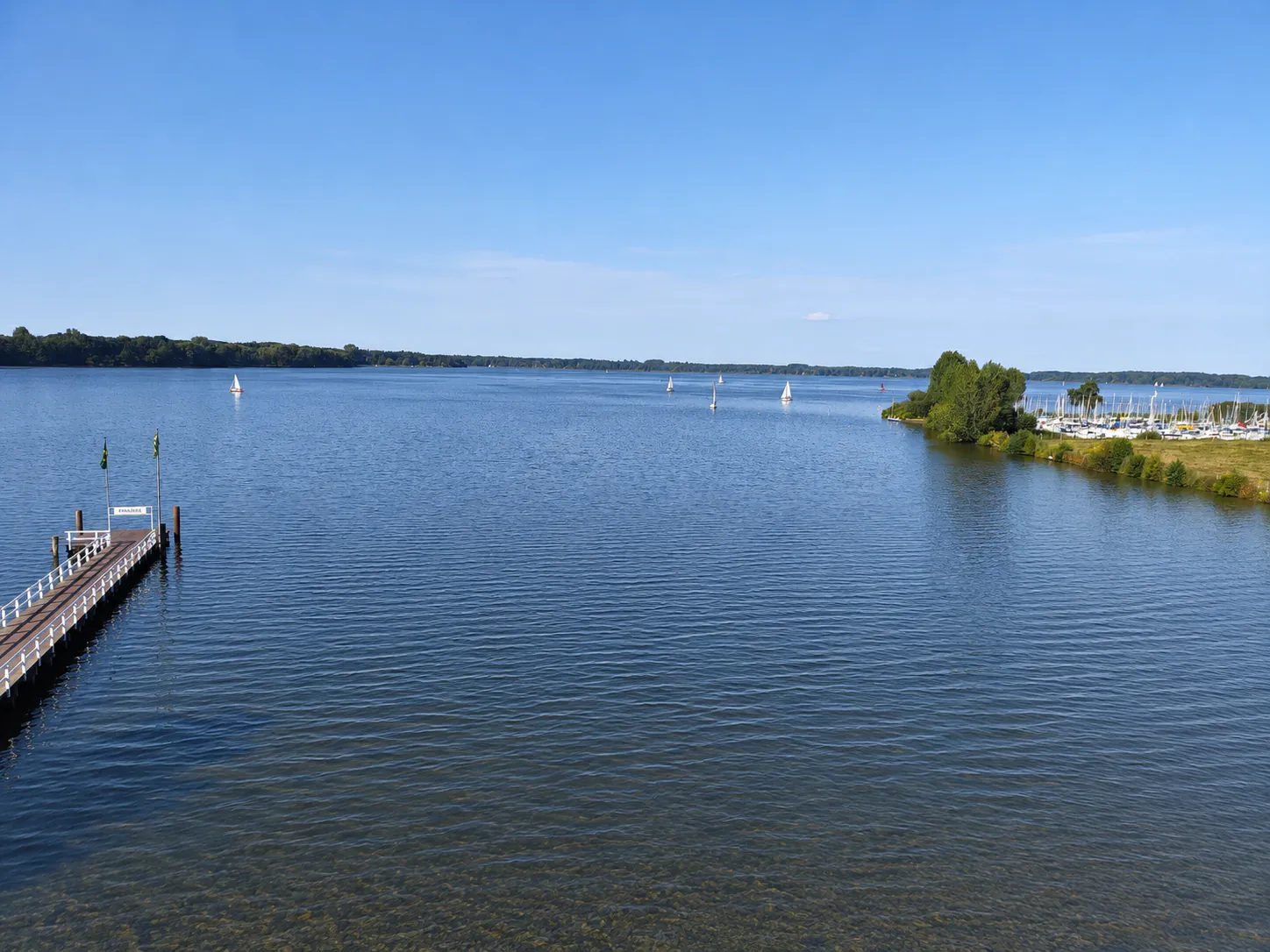 Panoramablick über den Zwischenahner See von Wohnung 106